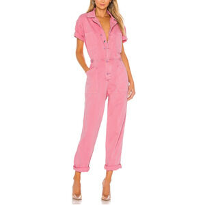 Pistola 'Grover' Pink Cotton Jumpsuit Size L